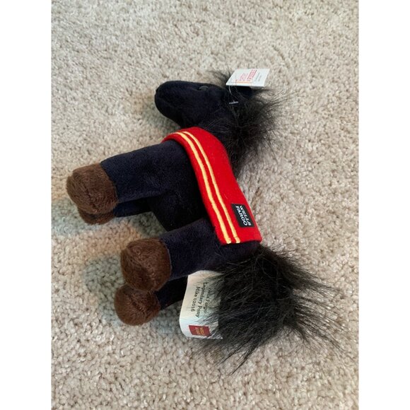 Wells Fargo Plush Horse With Red Jacket - 10" Tall Collectible Plush With Tag - Picture 9 of 9